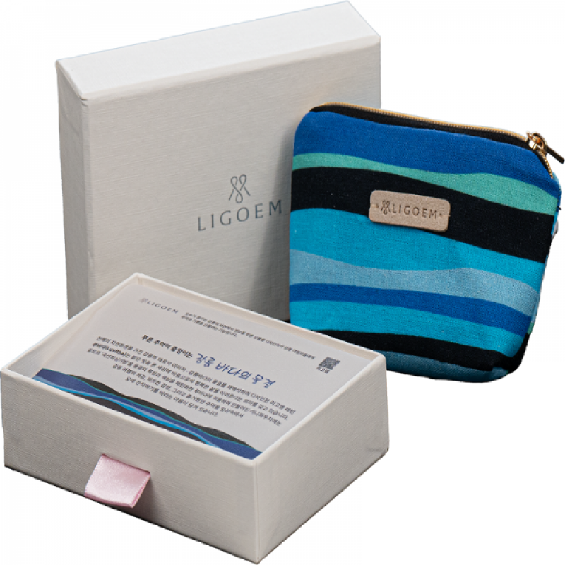 가방,클러치, 강릉자수, 핸드메이드,린넨, 파우치, 자수 클러치, 클러치, 파우치백, 리고엠, 미니 파우치, 토트백, 강릉바다의 일출, 강릉바다의 물결, 해송숲길, 경포대의 벚꽃, 여자가방, 동전지갑